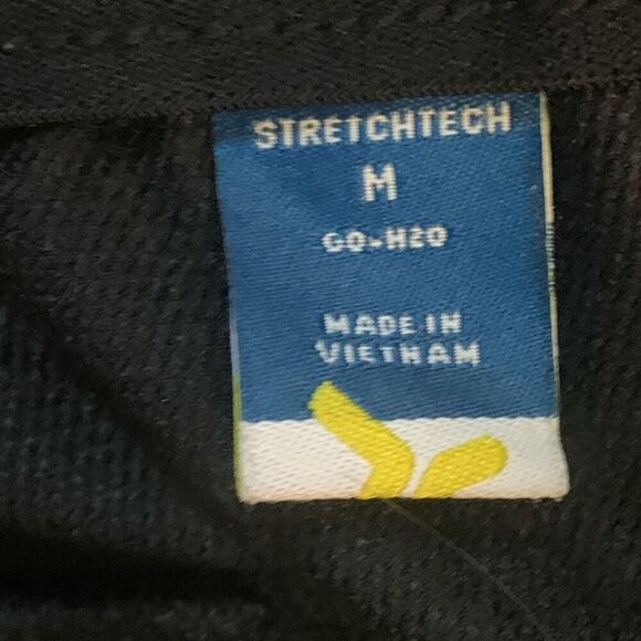 StretchTech Men’s‎ Size Medium Athleisure Pants Black Zip Pocket Tapered Slacks - Picture 2 of 7